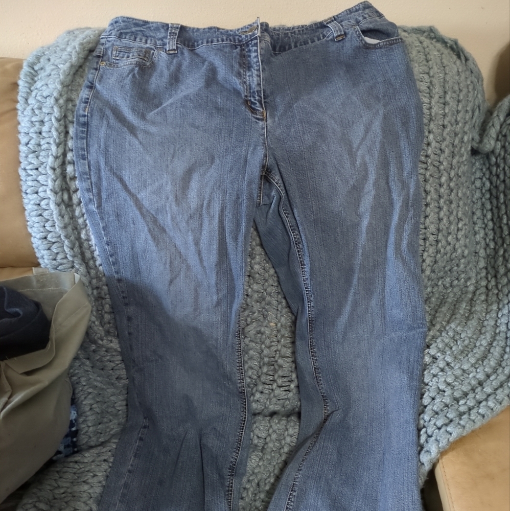 contrast stretchy jeans size 20w
